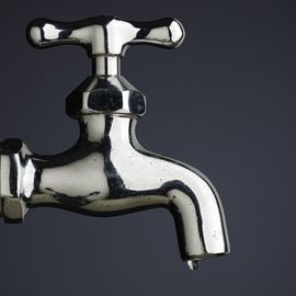 photo of tap with sufficent plumbing